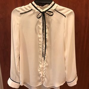 cream/black blouse, women’s